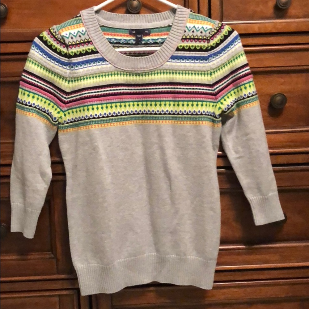3/4 sleeve sweater